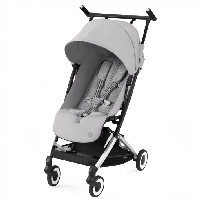 Carucior Cybex Libelle Silver Fog Grey, Compact și Ușor
