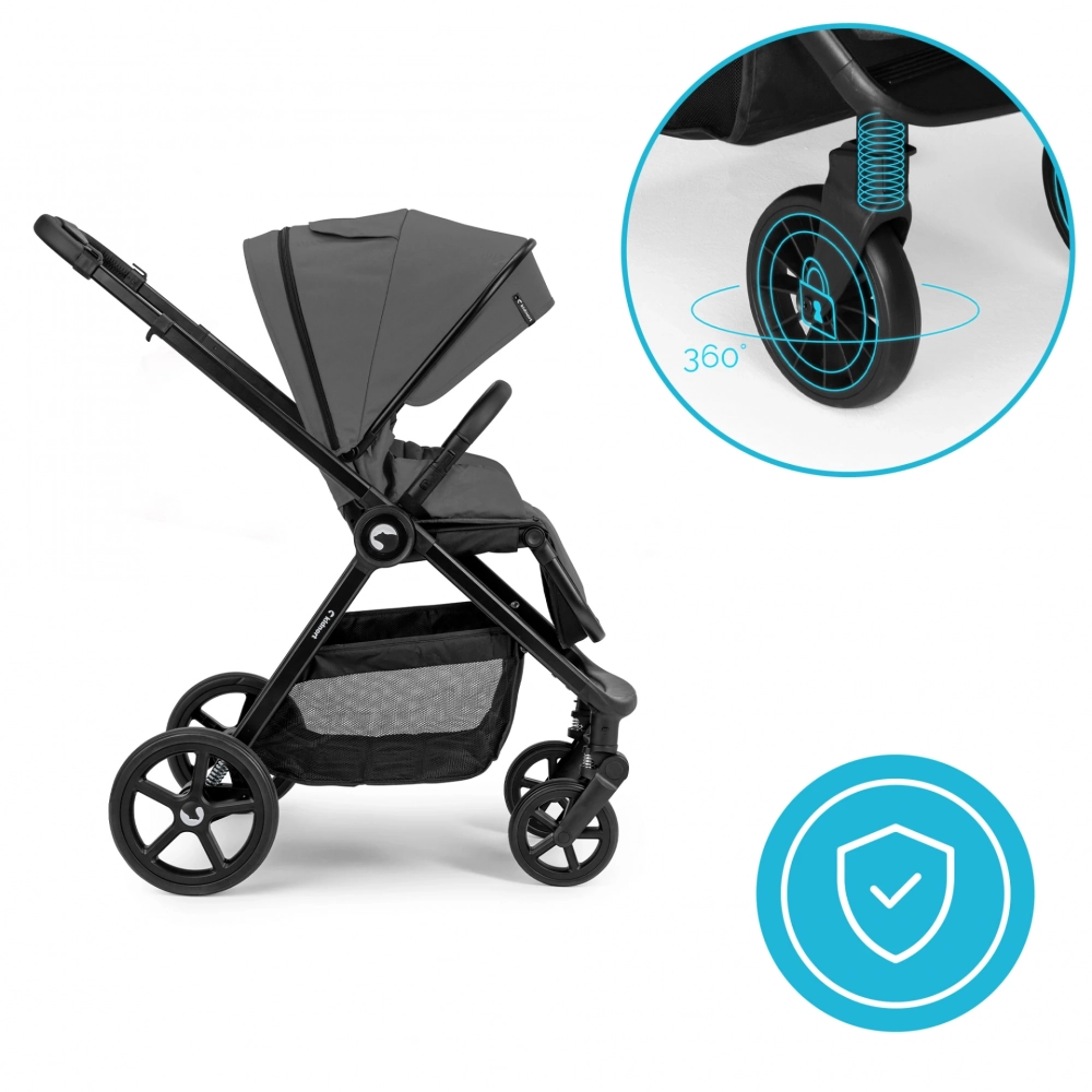 Carucior 2-in-1 Kidnort Alskar | Sistem Evolutiv 0-22kg - imagine 2