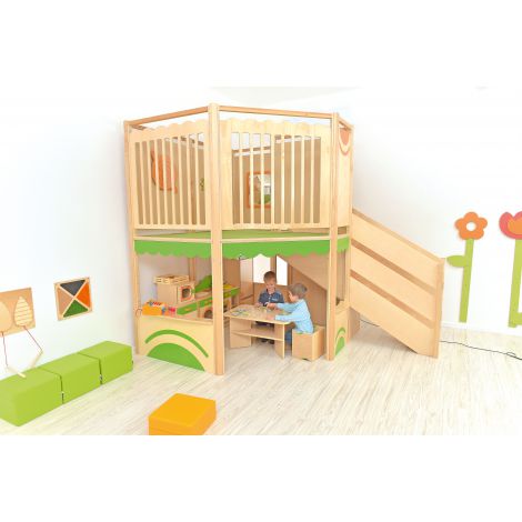 Casuta etajata Moje Bambino - Complex Joaca Interior - imagine 5