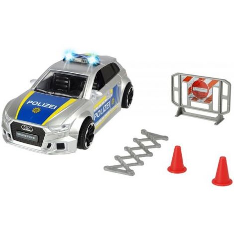 Dickie Toys Audi RS3 Politie 1:32 cu Lumini