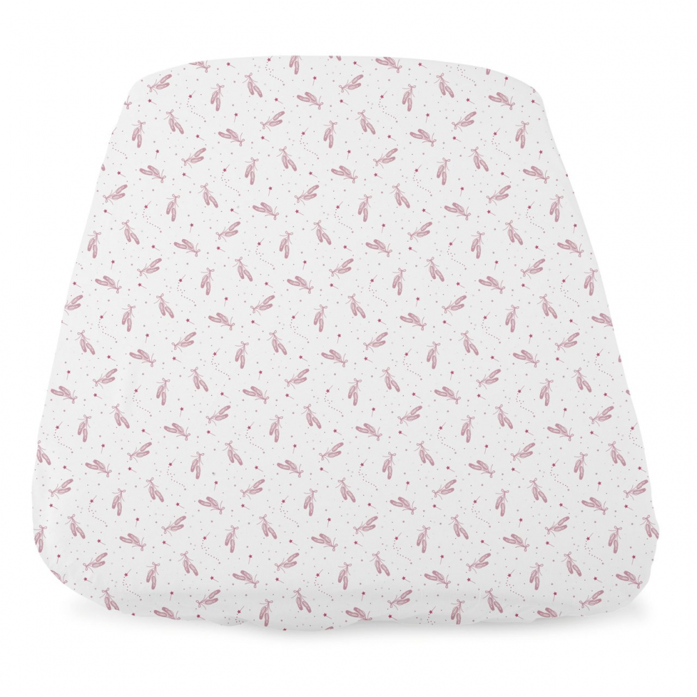 Set 2 cearceafuri Chicco Pink Ballet, Bumbac 100% - imagine 2