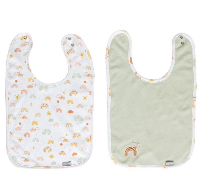 Set Bavete Bebe Jou Rainbow Sky Reglabile