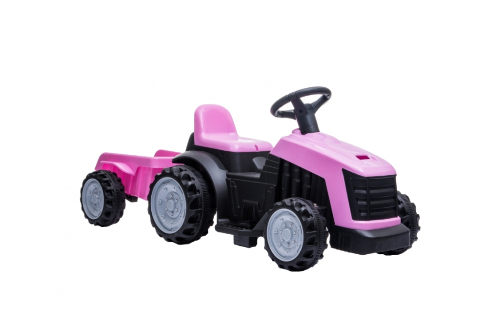 Tractor Electric Pink Nichiduta cu Remorcă - imagine 8