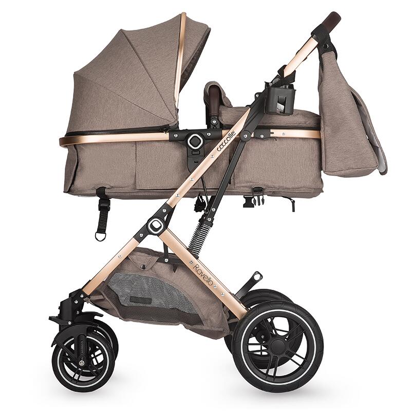 Cărucior Coccolle Ravello 3in1 Compact, Sand Beige - imagine 5
