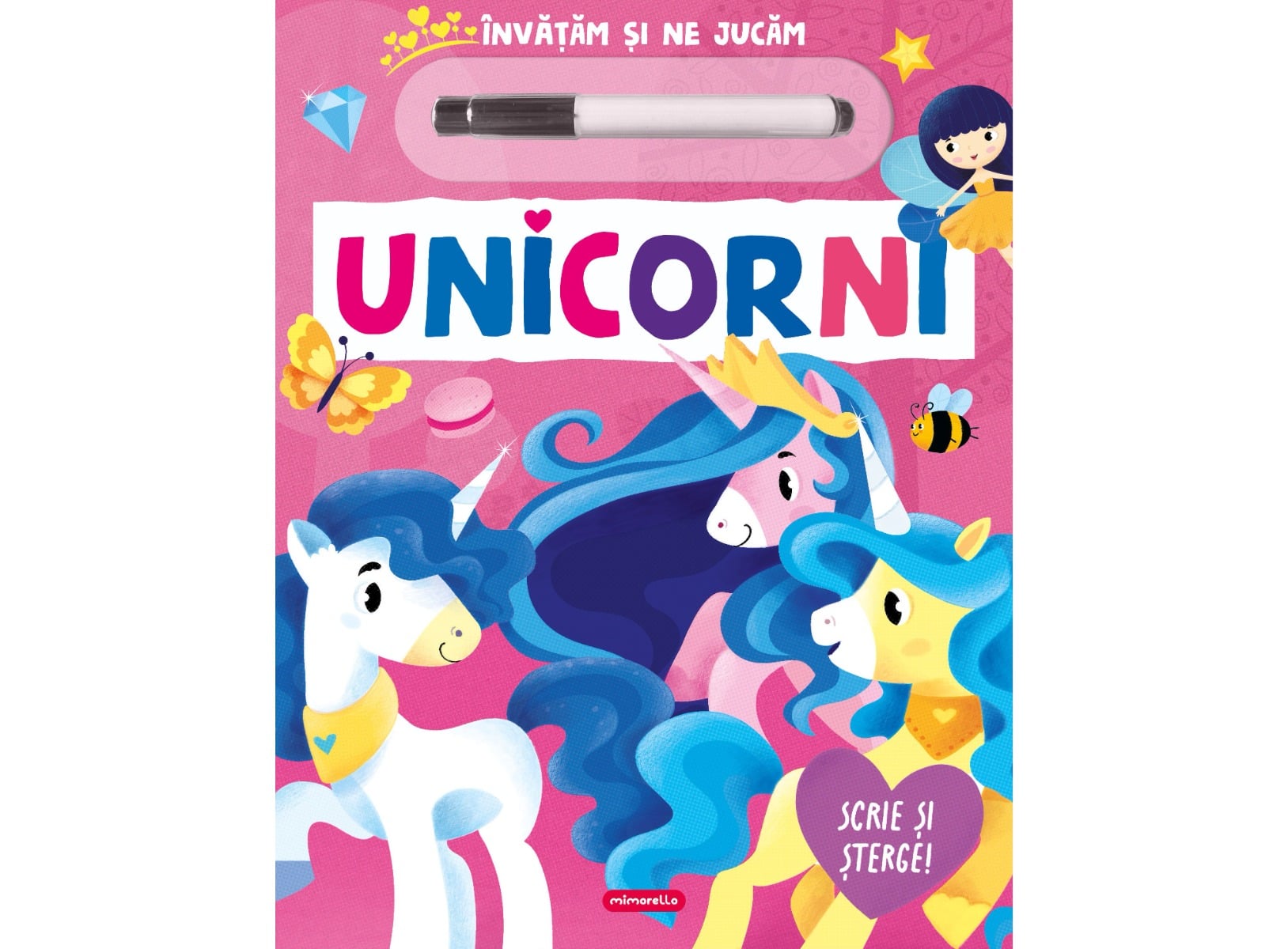 Kreativ Unicorni - Caiet Scrie și Șterge