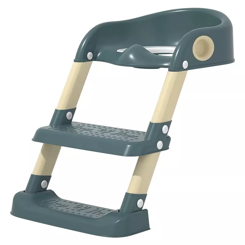 Reductor toaleta Little Mom Potty Green, Pliabil - imagine 6