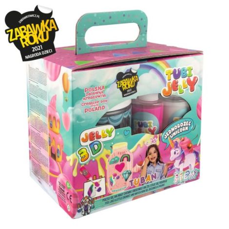 Set Tubi Jelly Unicorn | 6 culori + acvariu - imagine 5