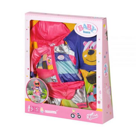 Set hainute biciclist Baby Born Zapf 43 cm - imagine 2