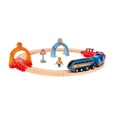 Set Tren BRIO NFC Inteligent - Jucării Lemn - imagine 3