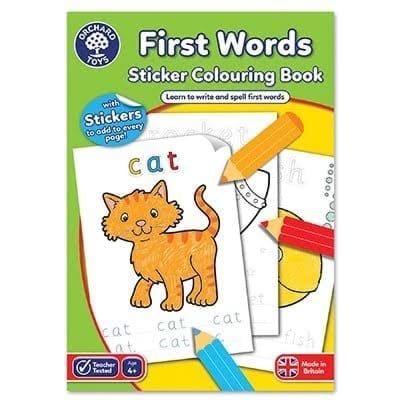 Carte de Colorat First Words Orchard Toys