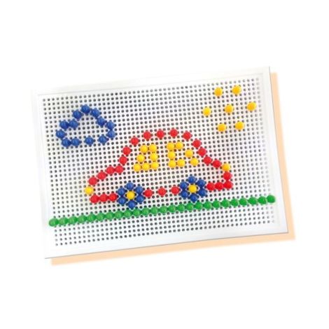 Ses Mozaic Creativ cu Pini Colorati - imagine 7