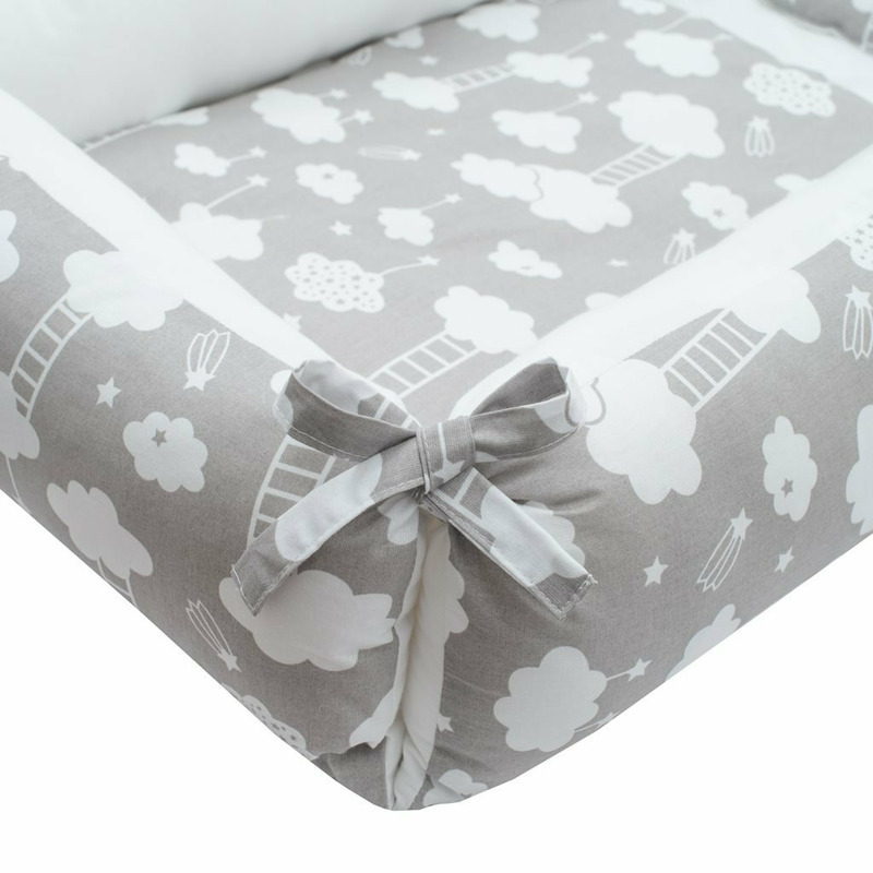 Set 3 piese New Baby Baby Nest Cloud Grey