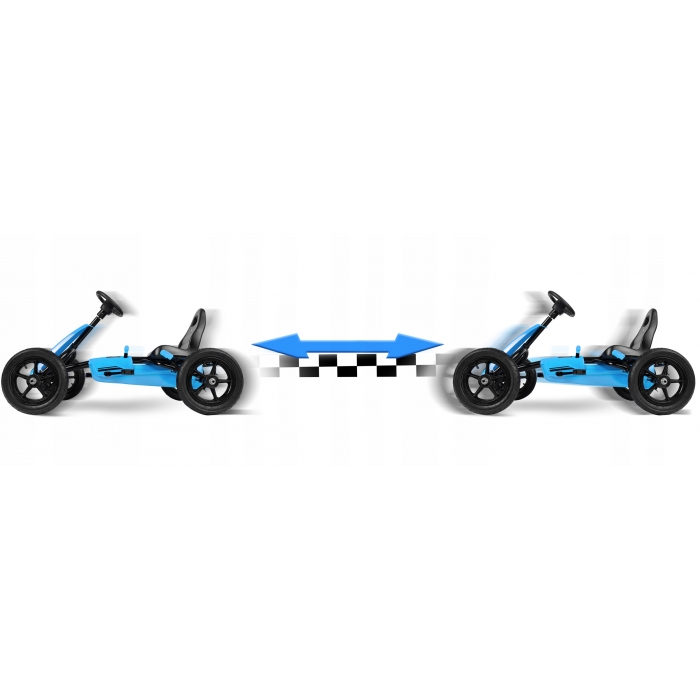 Kart Pedale Ricokids RK592 Albastru cu Frâna - imagine 4