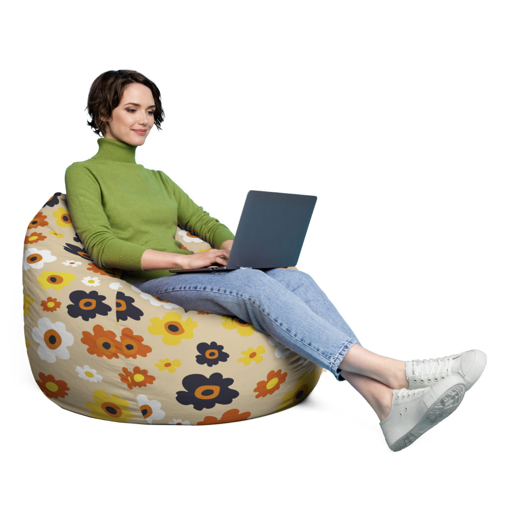 Husă Bean Bag Para XL Beige | Updeco - imagine 4