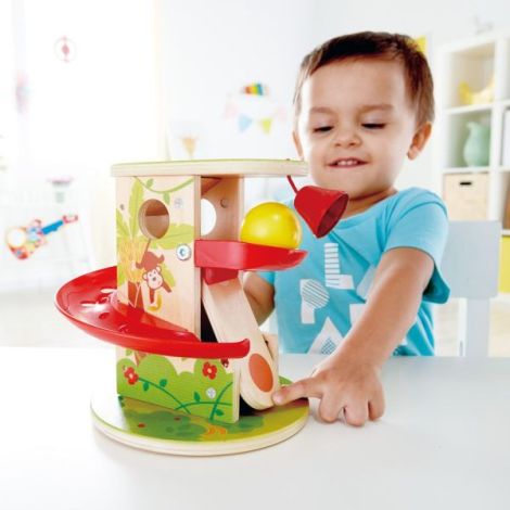 Hape Traseu Jungla cu Bile - Jucarie Lemn - imagine 2