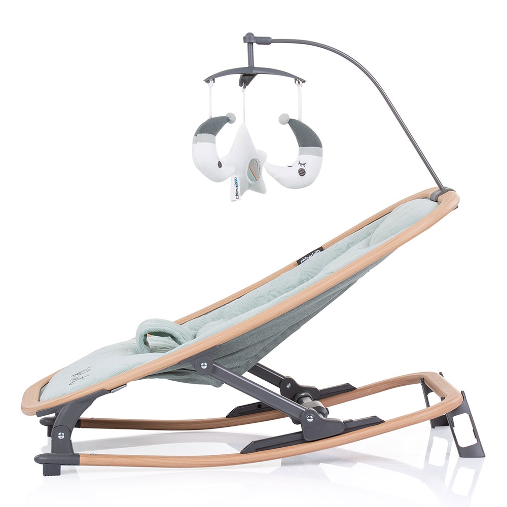 Scaunel balansoar Chipolino Velvet Aloe Wood - imagine 3