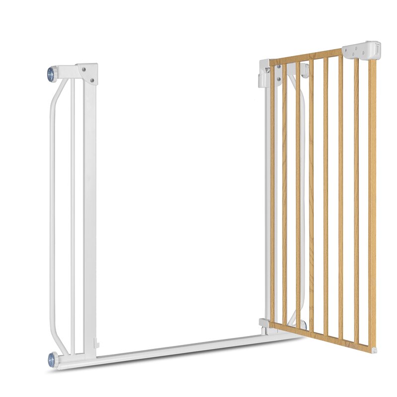 Poarta Siguranta Lionelo Truus Slim 105 cm, Gri - imagine 4