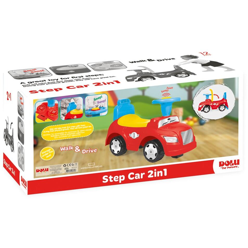 Dolu Step Car 2in1, Masinuta fara pedale, 12 luni+