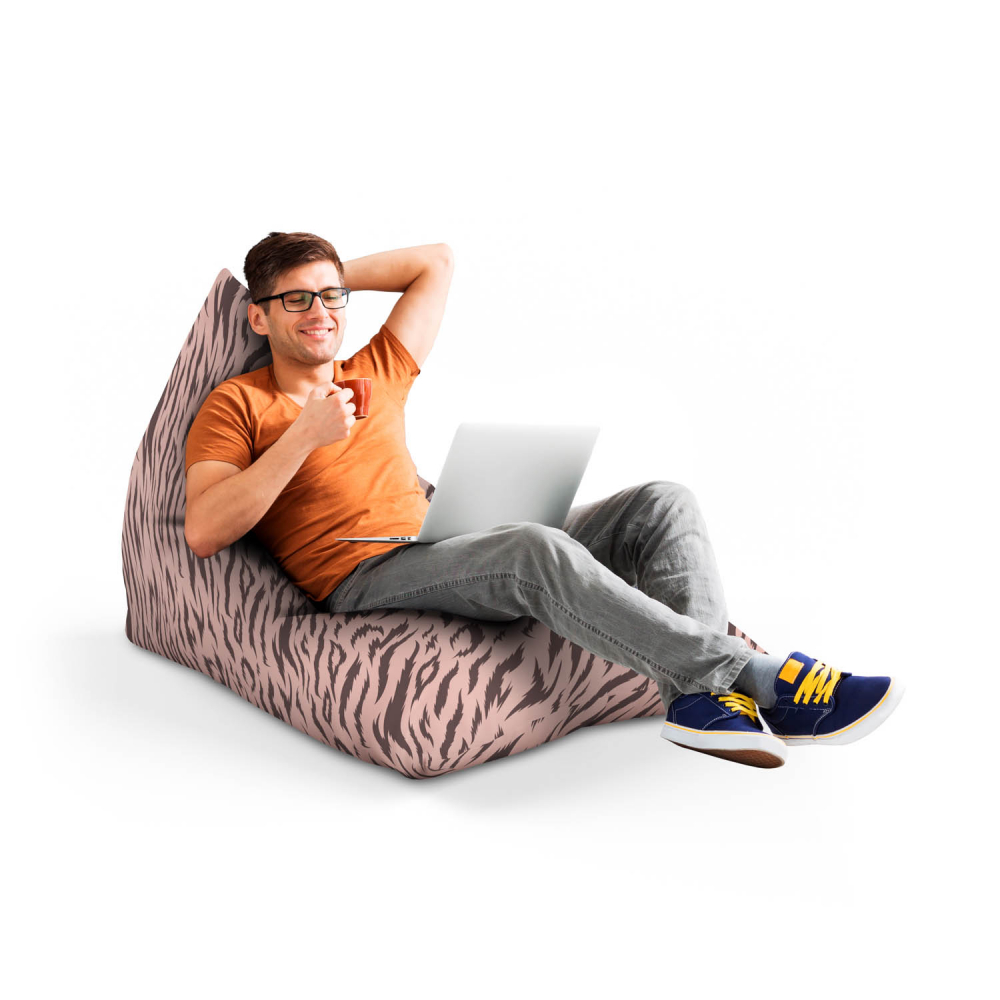 Fotoliu Puf Lounge Soft Pink Updeco - imagine 4