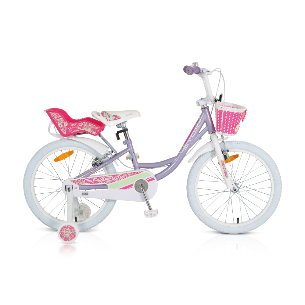 Bicicleta Byox Fashion Girl 20 inch, Lilac - imagine 2