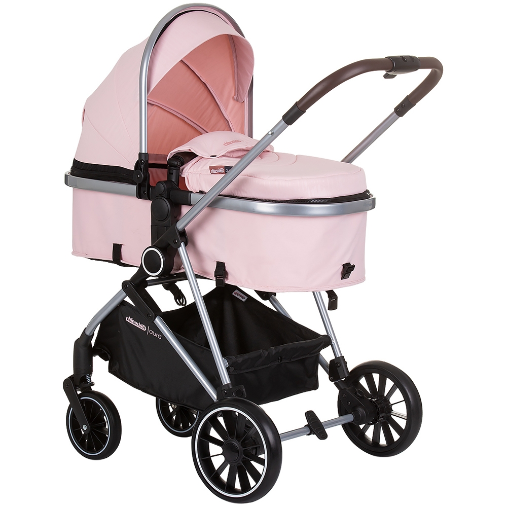 Carucior Chipolino Aura 2in1 Flamingo, Reversibil - imagine 8