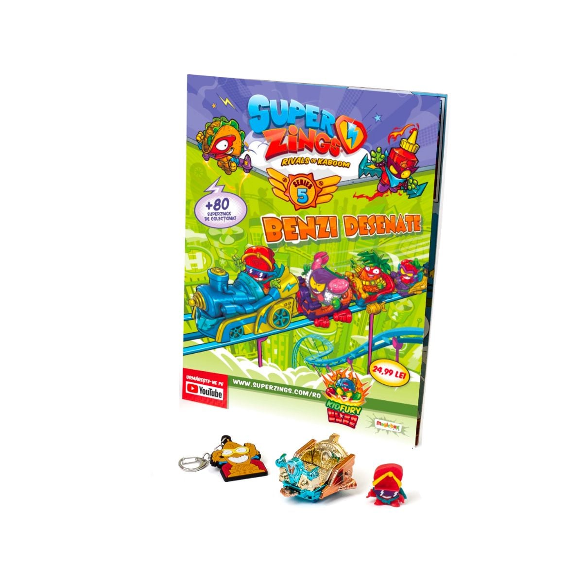 Superzings S5: Revista, Figurina si Jucarii