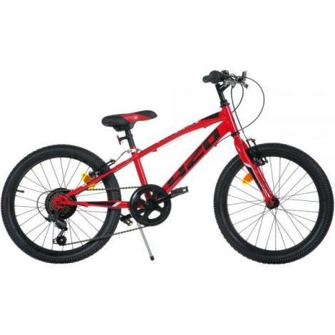 Bicicleta Dino MTB 20" Rosu | Copii 6-9 Ani