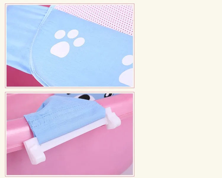 Hamac Cadita Little Mom Cute Bear Blue, Ergonomic - imagine 8