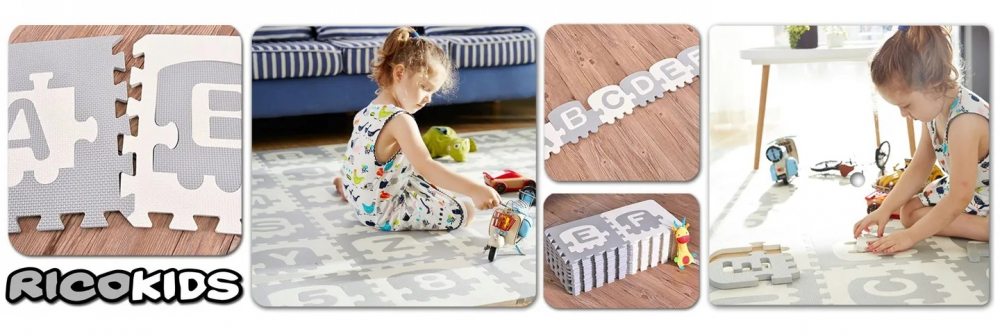 Covor Joacă Ricokids Trenulet 180x180cm Educativ - imagine 4
