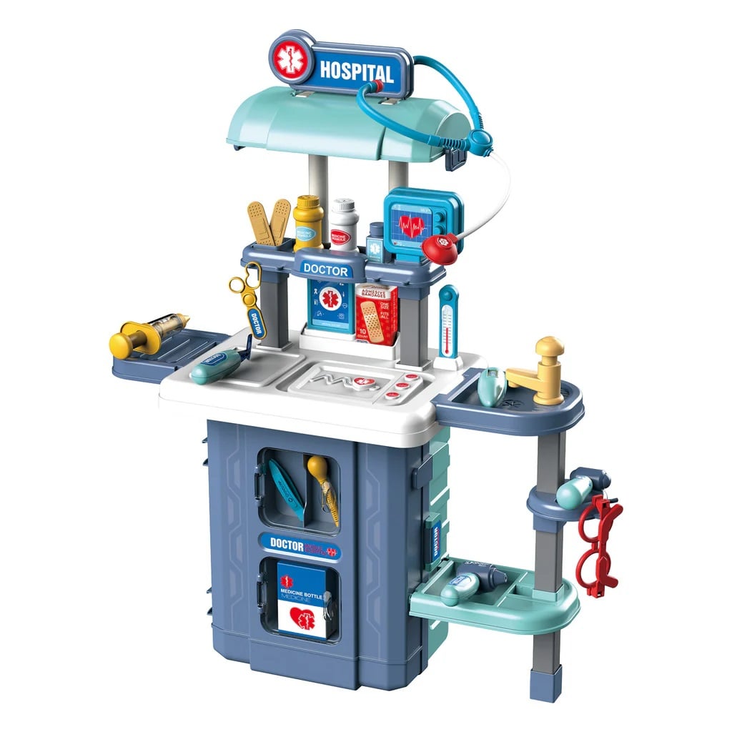 Set Joaca 3 in 1 Junior Doc, Spital Mobil
