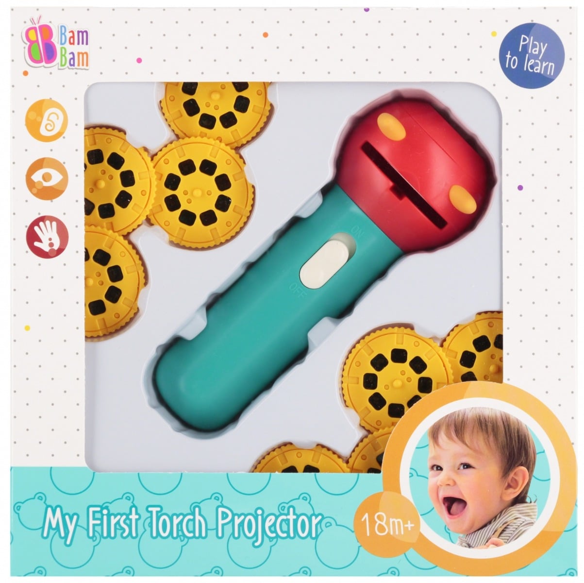 Proiector Interactiv BamBam 8-in-1 Jucărie Bebeluși