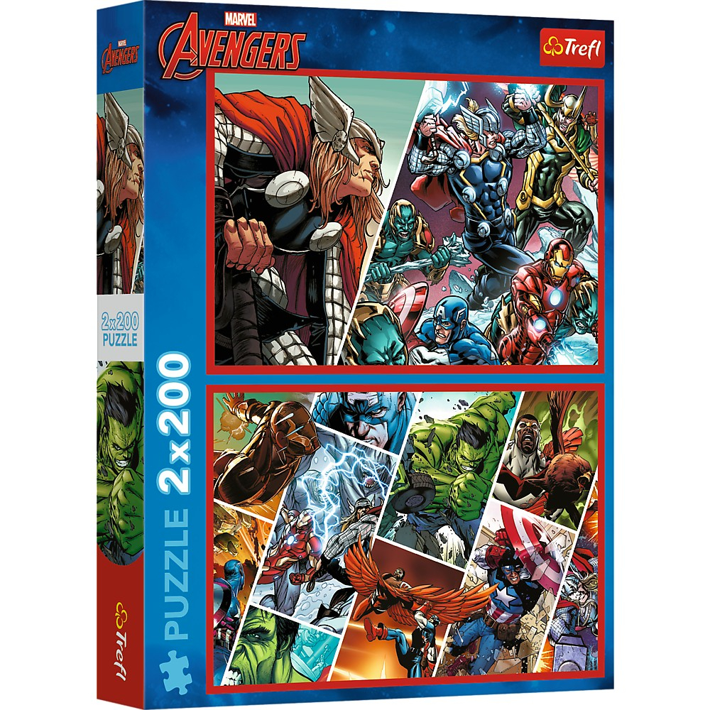 Puzzle Trefl Marvel Avengers, 2x200 piese