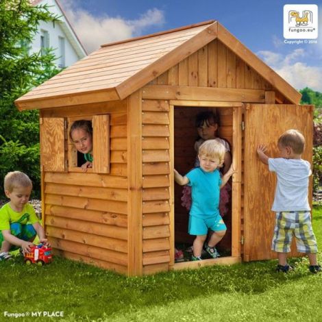 Casuta Fungoo MyPlace - Joacă Sigură în Grădină - imagine 2