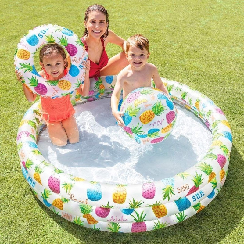 Set Piscina Intex pentru Copii 132x28cm Multicolor