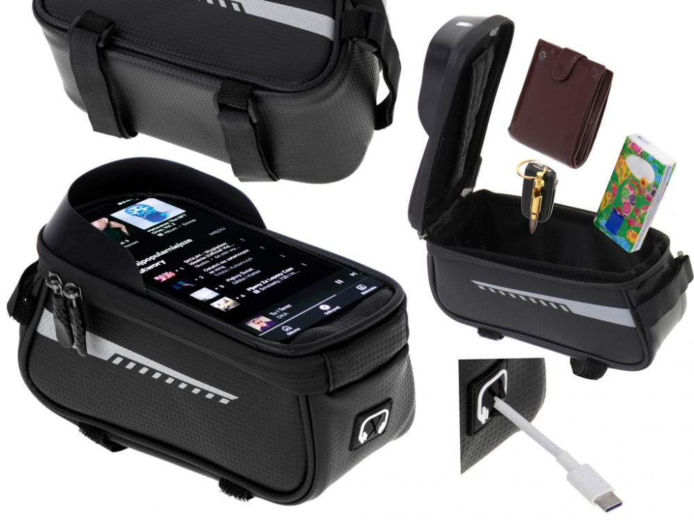Suport Telefon Impermeabil Ikonka cu Montaj Velcro