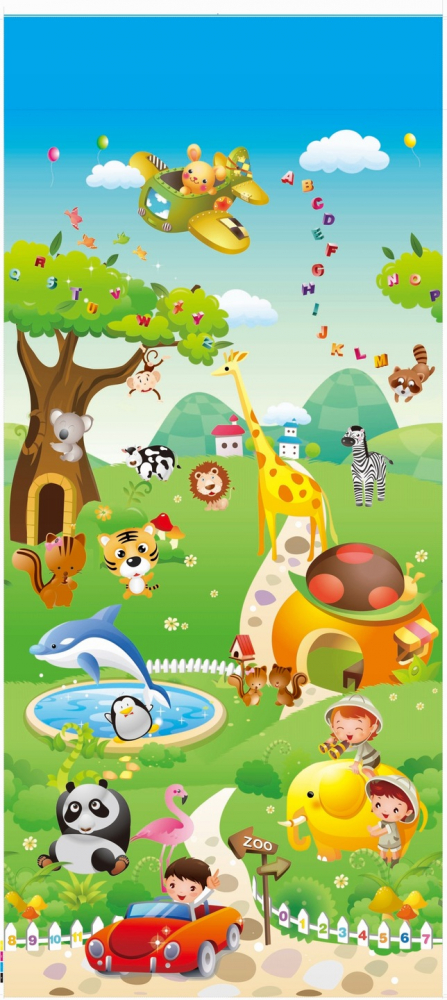 Covor Pliabil Două Fețe Zoo Animals Matadi - imagine 4