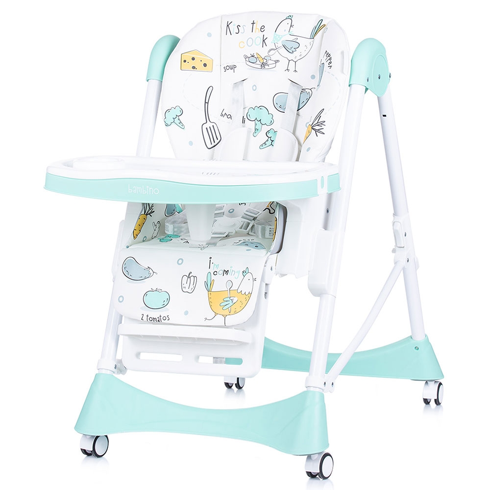 Scaun de masa Chipolino Bambino Aloe, Piele Ecologica