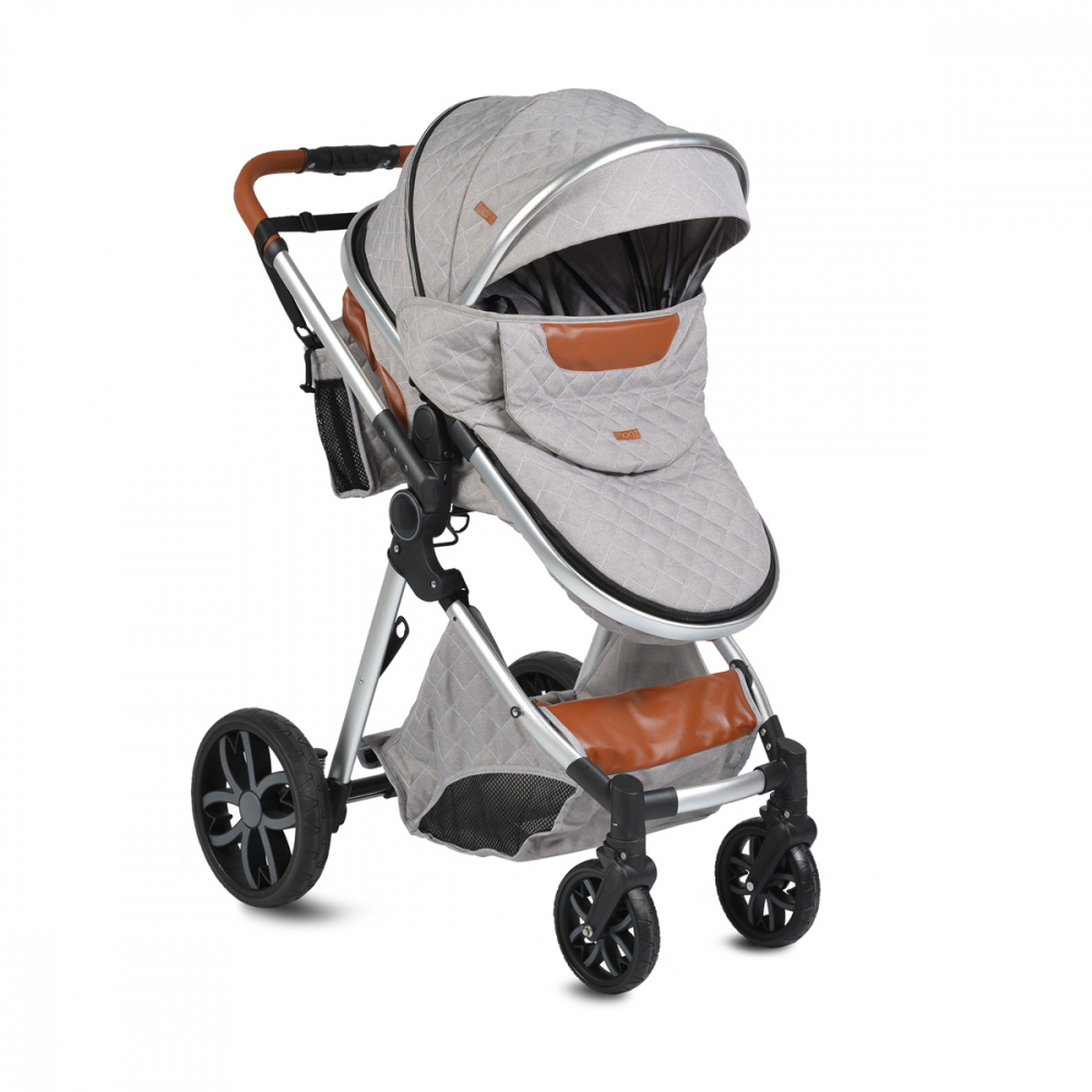Moni Alma 2in1 Grey Transformabil, Aluminiu - imagine 3
