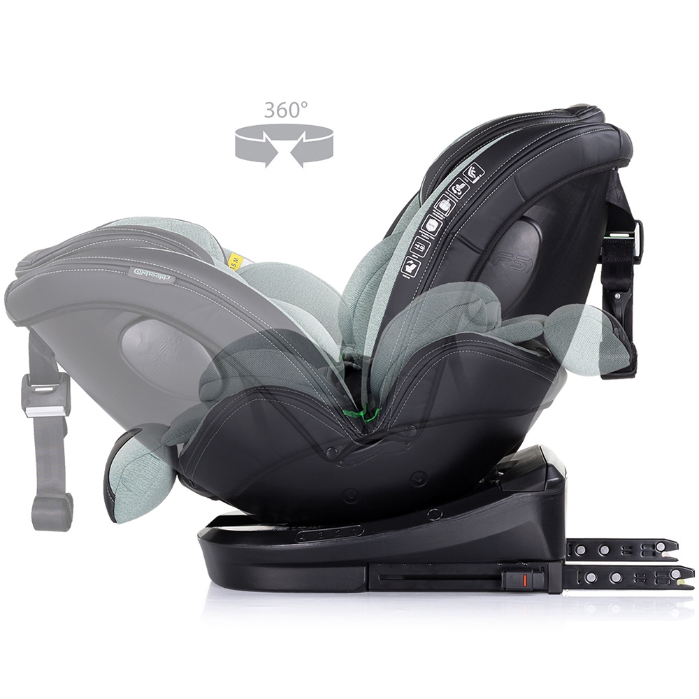 Scaun Auto Chipolino Hypnotic Basil Rotativ I-Size - imagine 6