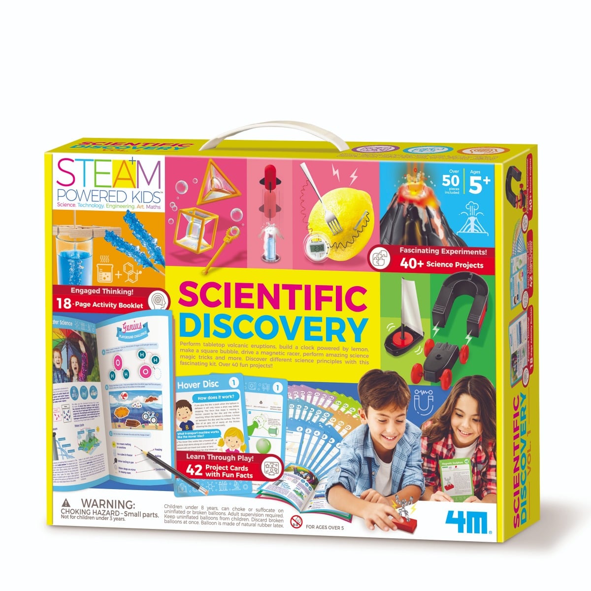 Kit 42 Experimente STEAM 4M - Joc Educativ