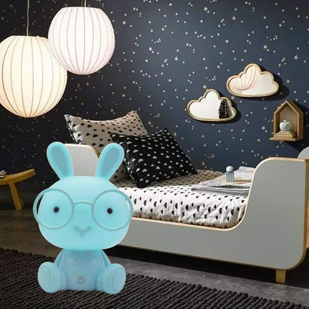 Lampa Veghe Iepuras Albastru Nicekids | Somn Linistit