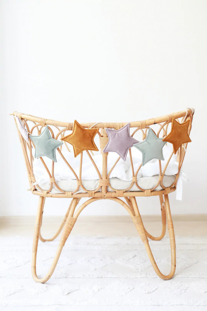 Ghirlanda Catifea Babyly | Decor Stea pentru Camera Copilului
