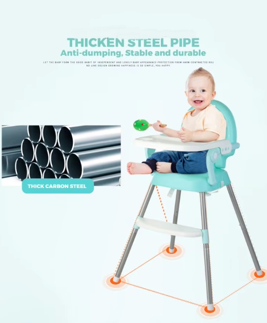 Little Mom Booster Gray - Scaun Masa 3-in-1 Pliabil - imagine 9