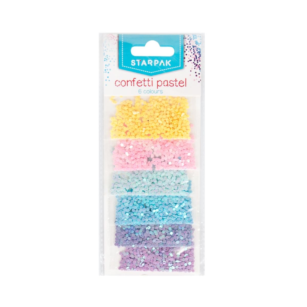 Confetti Starpak 6 Culori Pastel