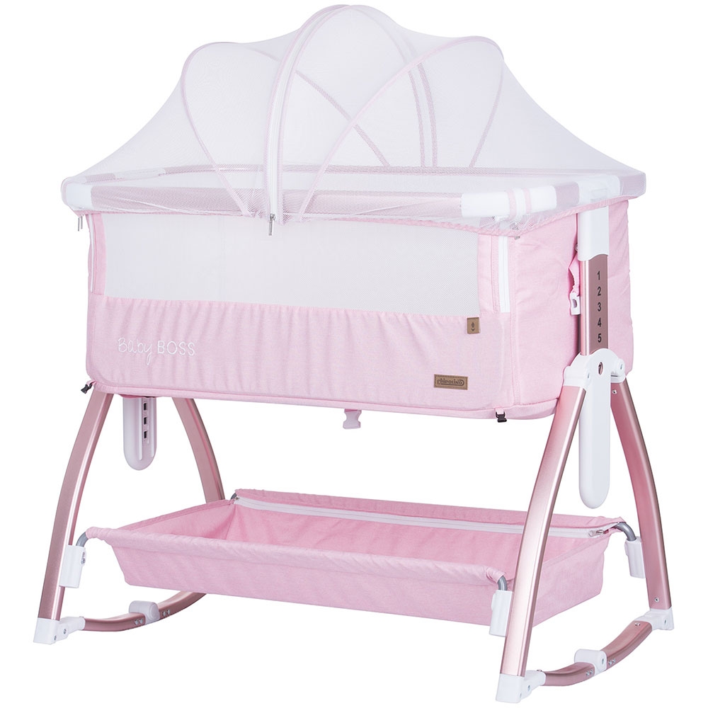 Patut Co-Sleeper Chipolino Baby Boss Blush - imagine 8
