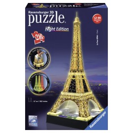 Turnul Eiffel 3D Ravensburger cu Iluminare LED