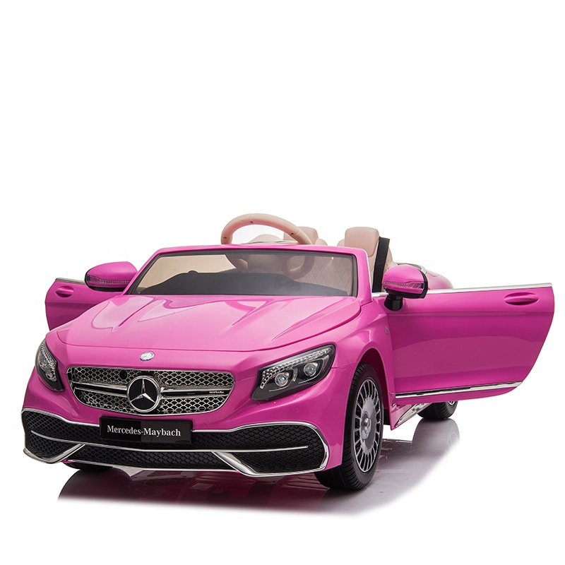 Mașinuță Electrică Mercedes Maybach S650 Roz - imagine 6