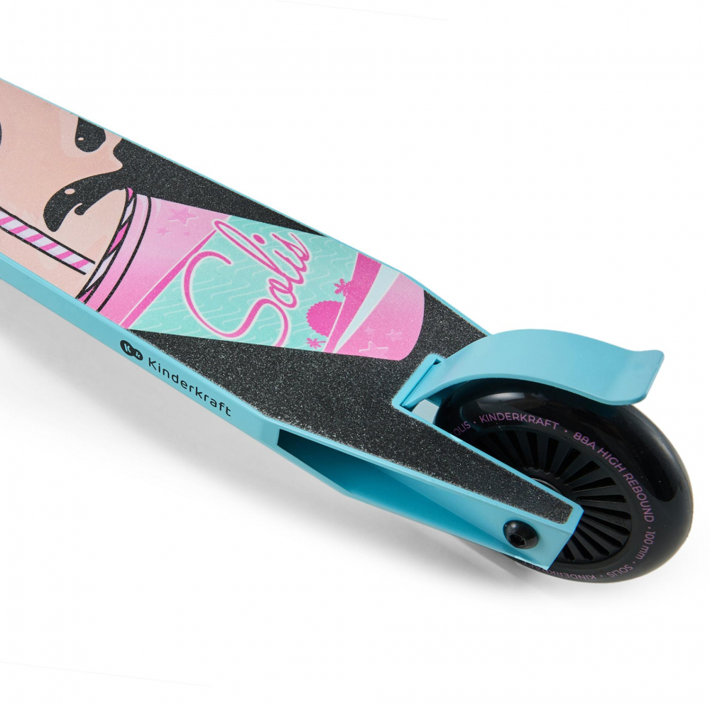 Trotineta Kinderkraft Solis Pink 100kg ABEC-9 - imagine 4