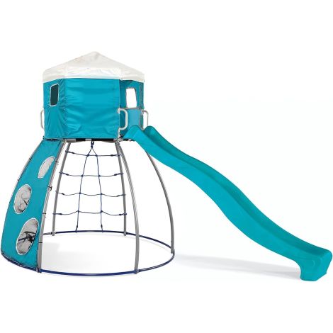 Complex Joaca Climbing Dome Tobogan Plum - imagine 5