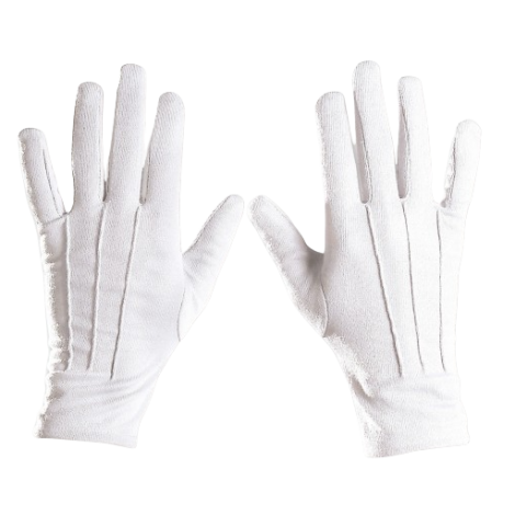 Mănuși Albe Bumbac Widmann | Costume Halloween